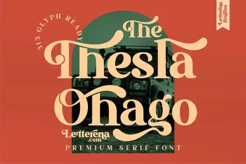 The Thesla Ohago Serif Font