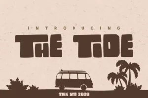 The Tide Display Font