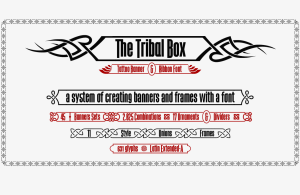 The Tribal Box Font