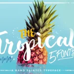 The Tropical Script Font