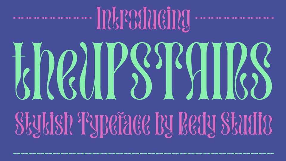 The Upstairs Font › Fontesk