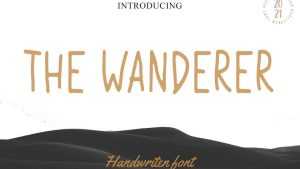 The Wanderer Font › Fontesk