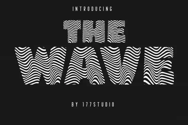 The Wave - Display Font