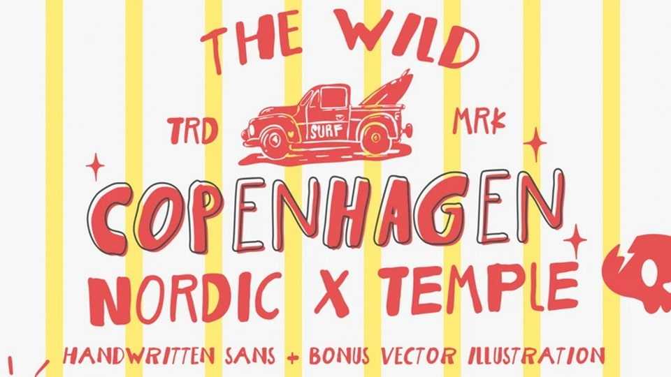 The Wild Copenhagen Font › Fontesk