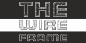 THE WIREFRAME Font