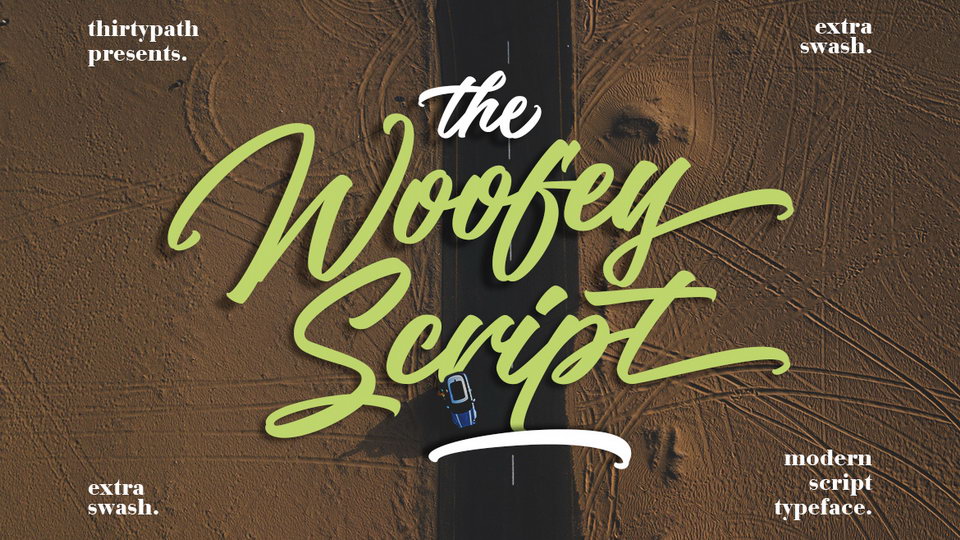 The Woofey Script Font › Fontesk