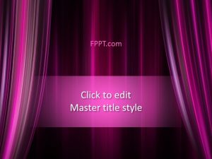 Theater Curtain PowerPoint Template