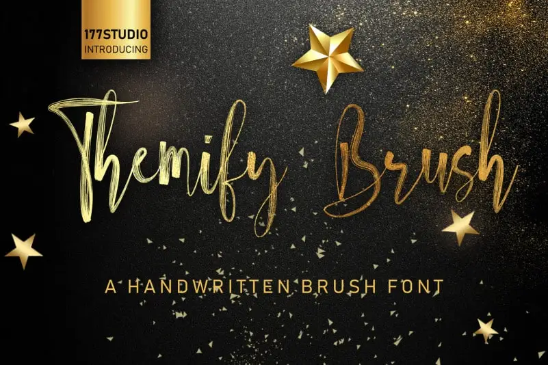 Themify Brush Font