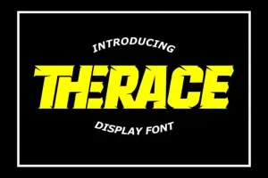 Therace Display Font
