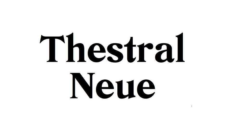 Thestral Neue Font › Fontesk