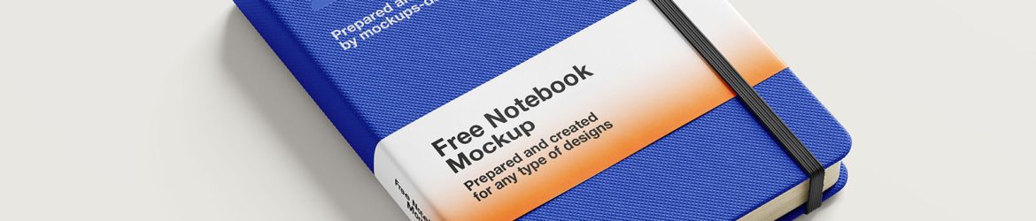 Thick notebook mockup Thick notebook mockup