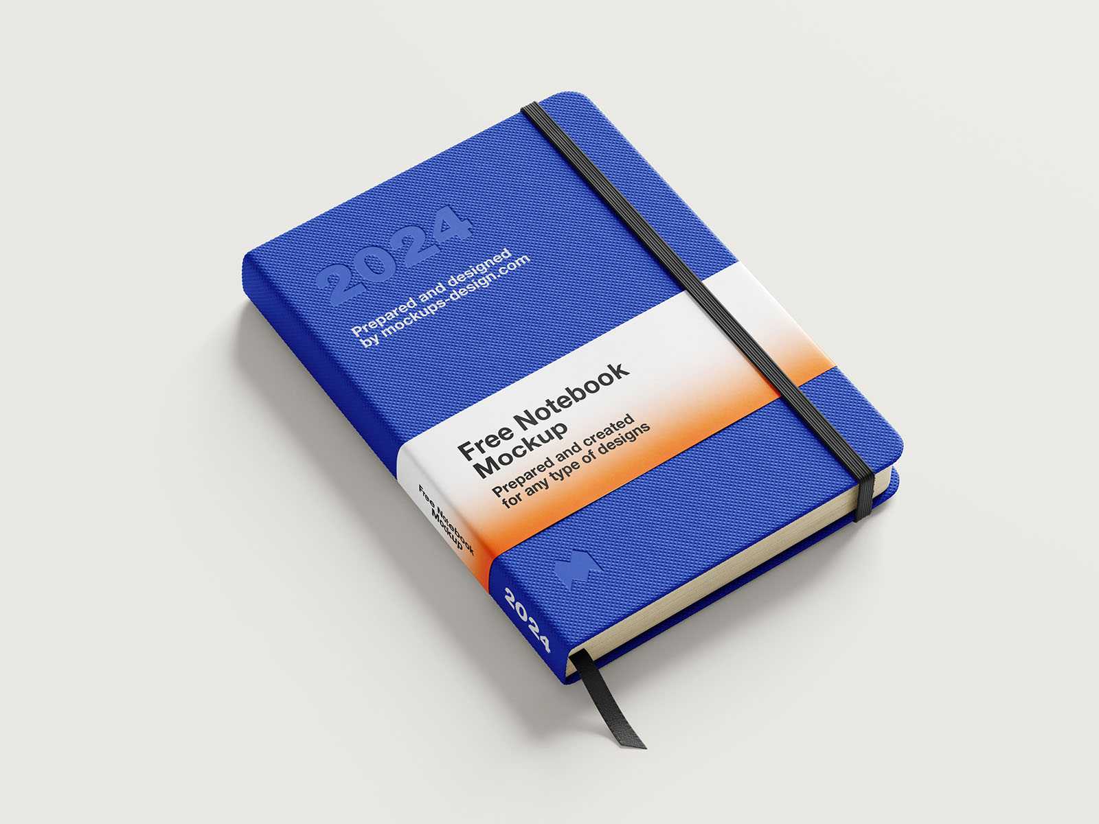 Thick notebook mockup