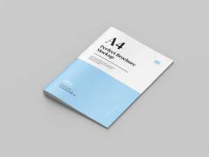 Thin A4 brochure mockup - Instant Download