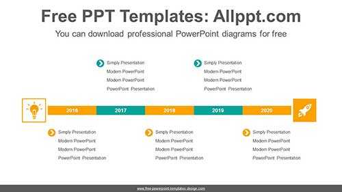 Thin Bar PowerPoint diagram