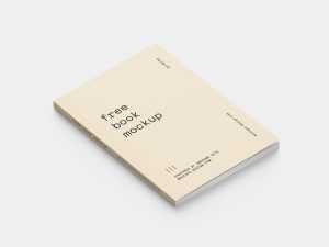 Thin book mockup