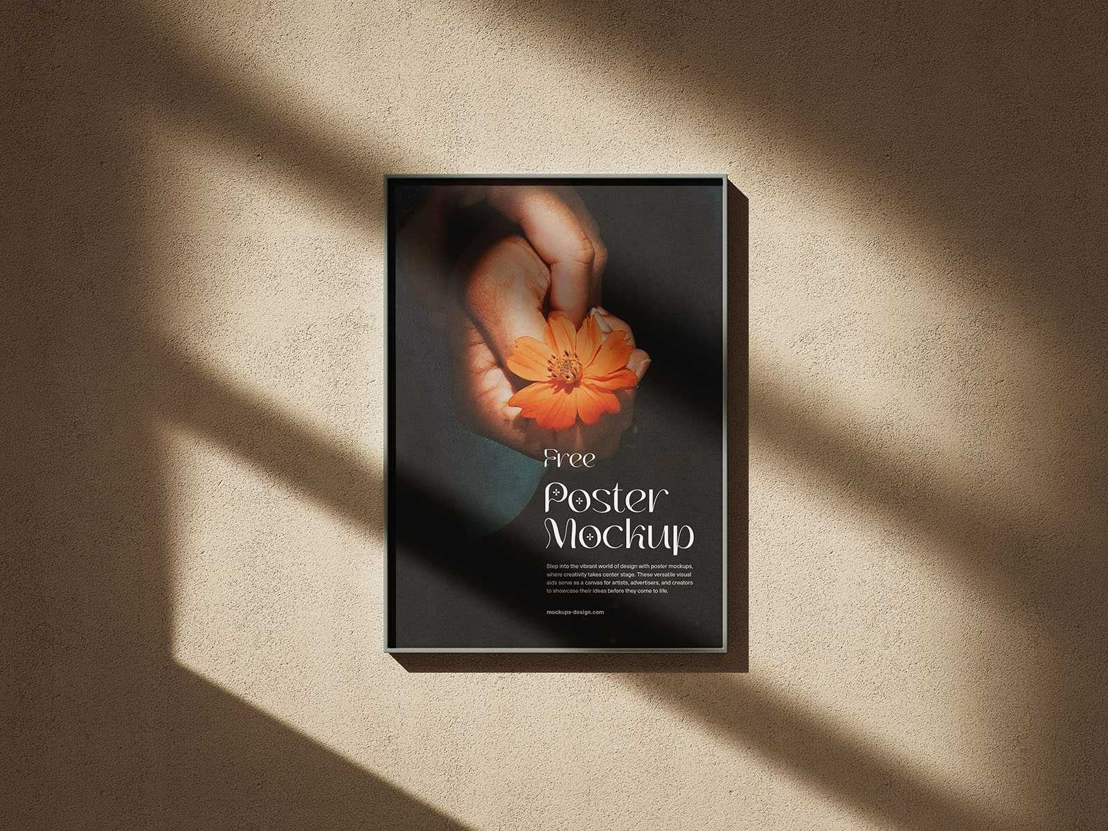 Thin poster frames on the wall mockup - Instant Download