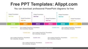 Thin Rectangle Bar PowerPoint Diagram