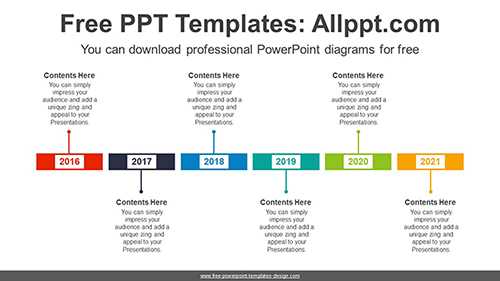 Thin Rectangle Bar PowerPoint diagram