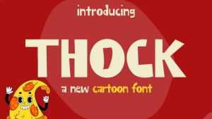 Thock Font › Fontesk