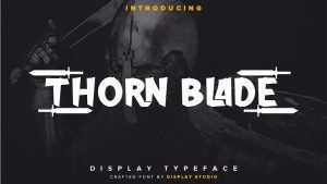 Thorn Blade Font › Fontesk