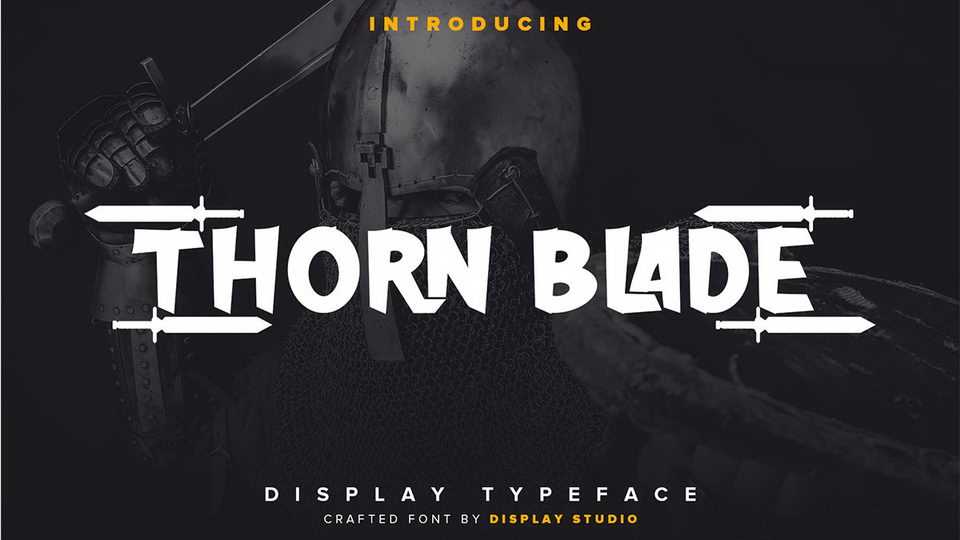 Thorn Blade Font › Fontesk