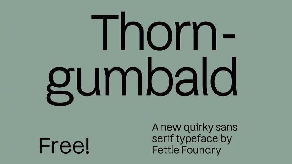 Thorngumbald Font › Fontesk