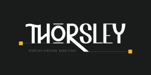 Thorsley Display Font