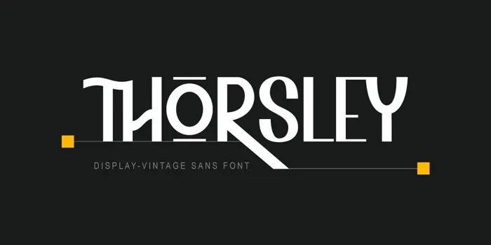 Thorsley Display Font