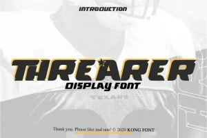 Threarer Display Font