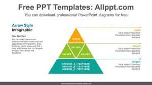 Three Stages Pyramid PowerPoint Diagram