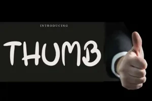 Thumb Display Font