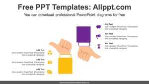Thumb Up-Down PowerPoint Diagram Template