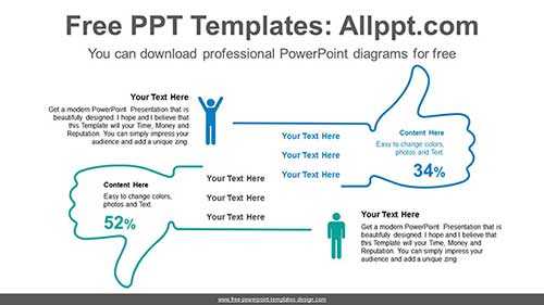 Thumb Up-Down PowerPoint Diagram