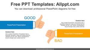 Thumb Up-Down PowerPoint Template