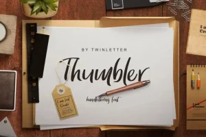 Thumbler Script Font