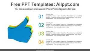 Thumbs-Up PowerPoint Diagram