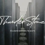 Thunder Stone Handwritten Font