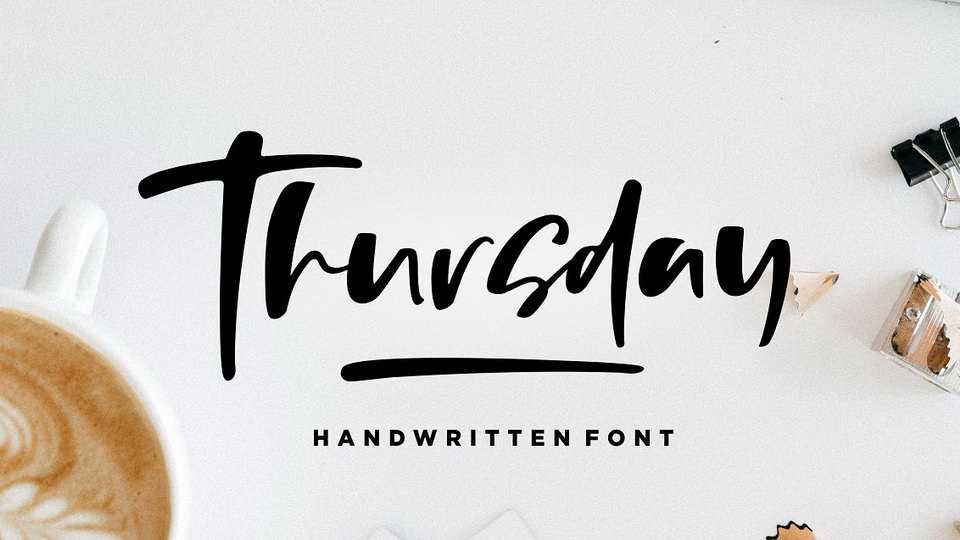 Thursday Vibes Script Font › Fontesk