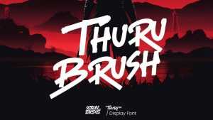 Thuru Brush Font › Fontesk