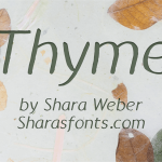 Thyme Font