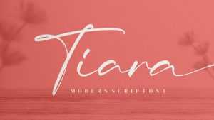 Tiara Script Font › Fontesk
