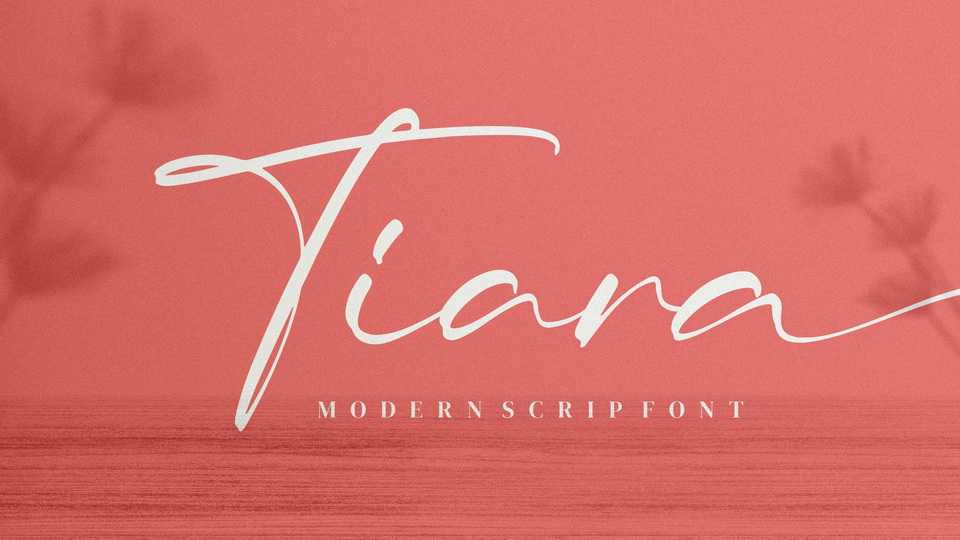 Tiara Script Font › Fontesk