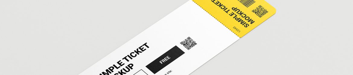 Ticket mockup
