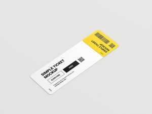 Ticket mockup