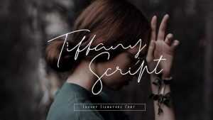 Tiffany Script Font › Fontesk