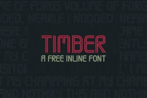 Timber Font