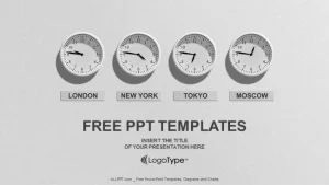 Time 4 Clocks-Business PowerPoint Templates