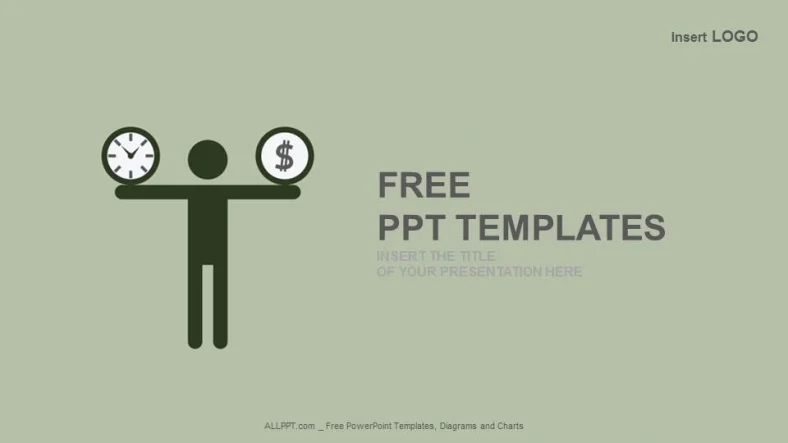 Time And Money Burden-Business PowerPoint Templates