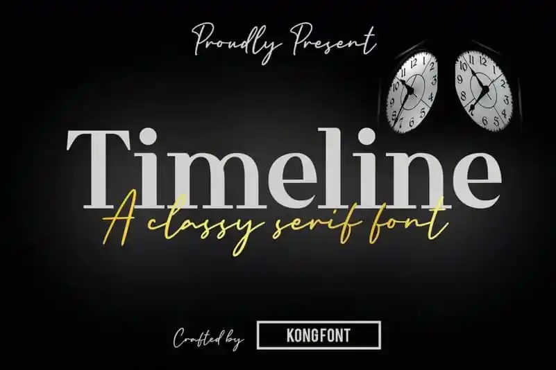 Timeline Serif Font