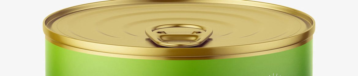 Tin can mockup